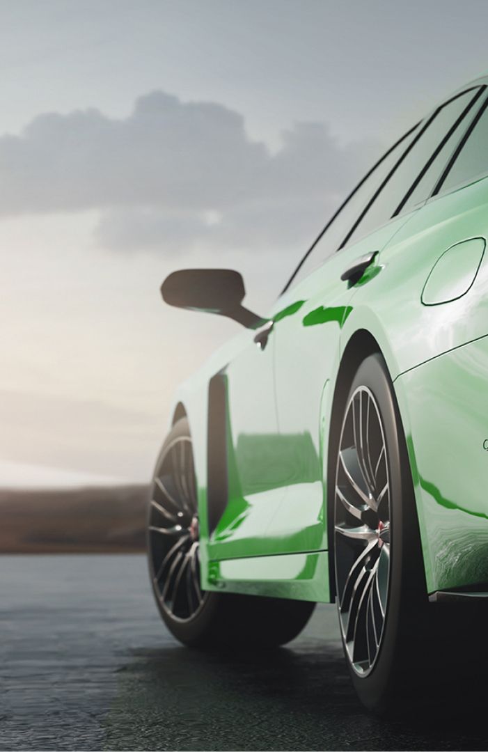 Grünes Auto